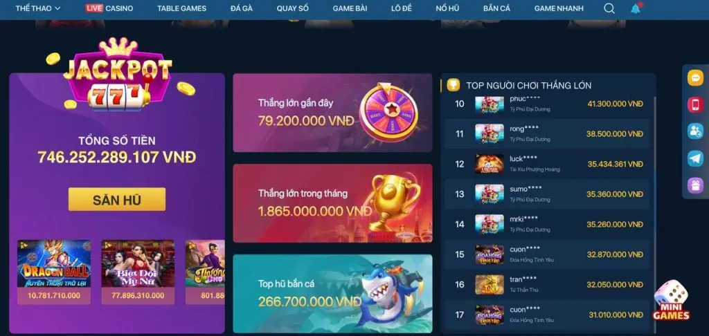 Giao diện cá cược trực tiếp win69 nhà cái